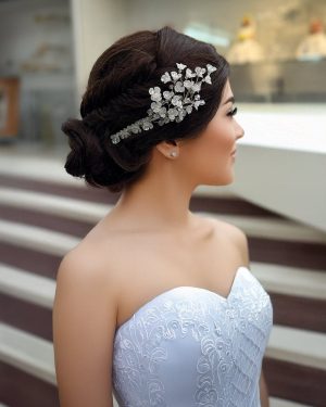 Peine de Novia con Flores Rocio Ligero y Armónico