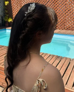 Peine de Novia en Resina Dulce Delicado y Natural