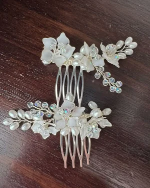 Peineta de Novia con Perlas Loreto